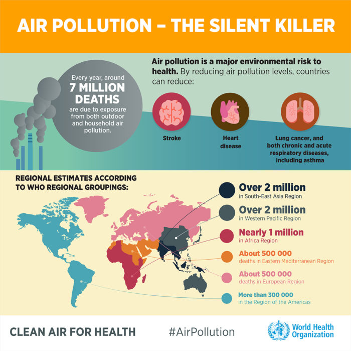 What are 5 causes of pollution in the world?
