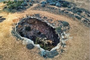 Huge sinkhole formed