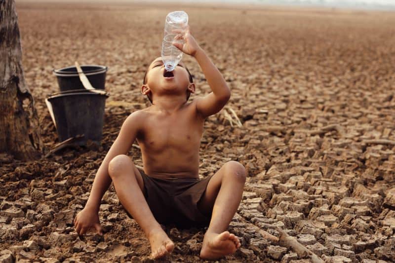 15 million children under the age of five die each year because of diseases caused by drinking contaminated water.