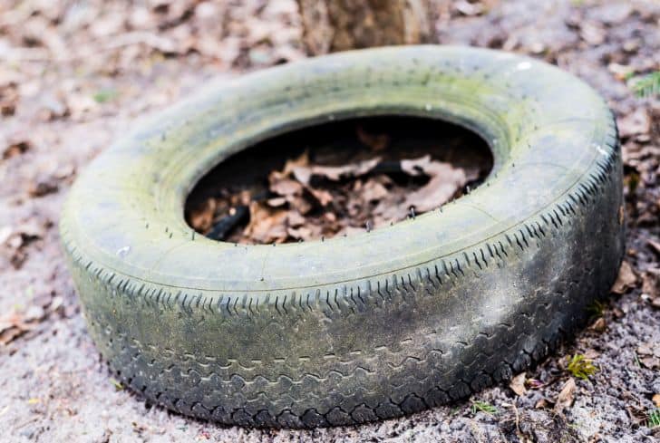 old-tire-mature-pollution-garbage Old Tire