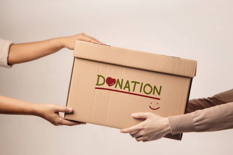 Donate to A Charity or Sell Old Clothes, Furniture, Toys, or Appliances