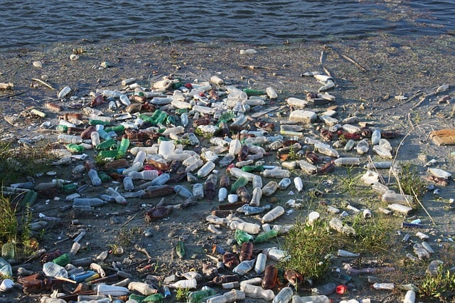 bottles-dump-floating-garbage