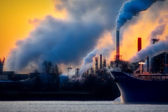 Causes of atmospheric pollution