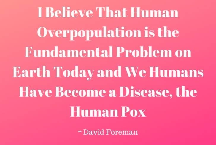 quotations on overpopulation