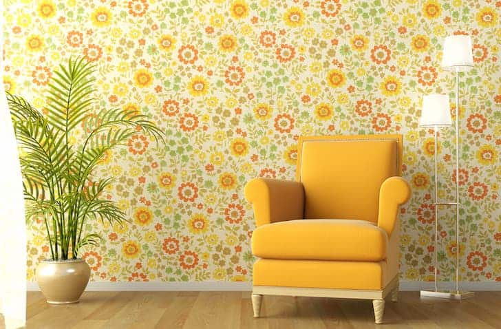 photo-interior-with-armchair-flowery-wallpaper