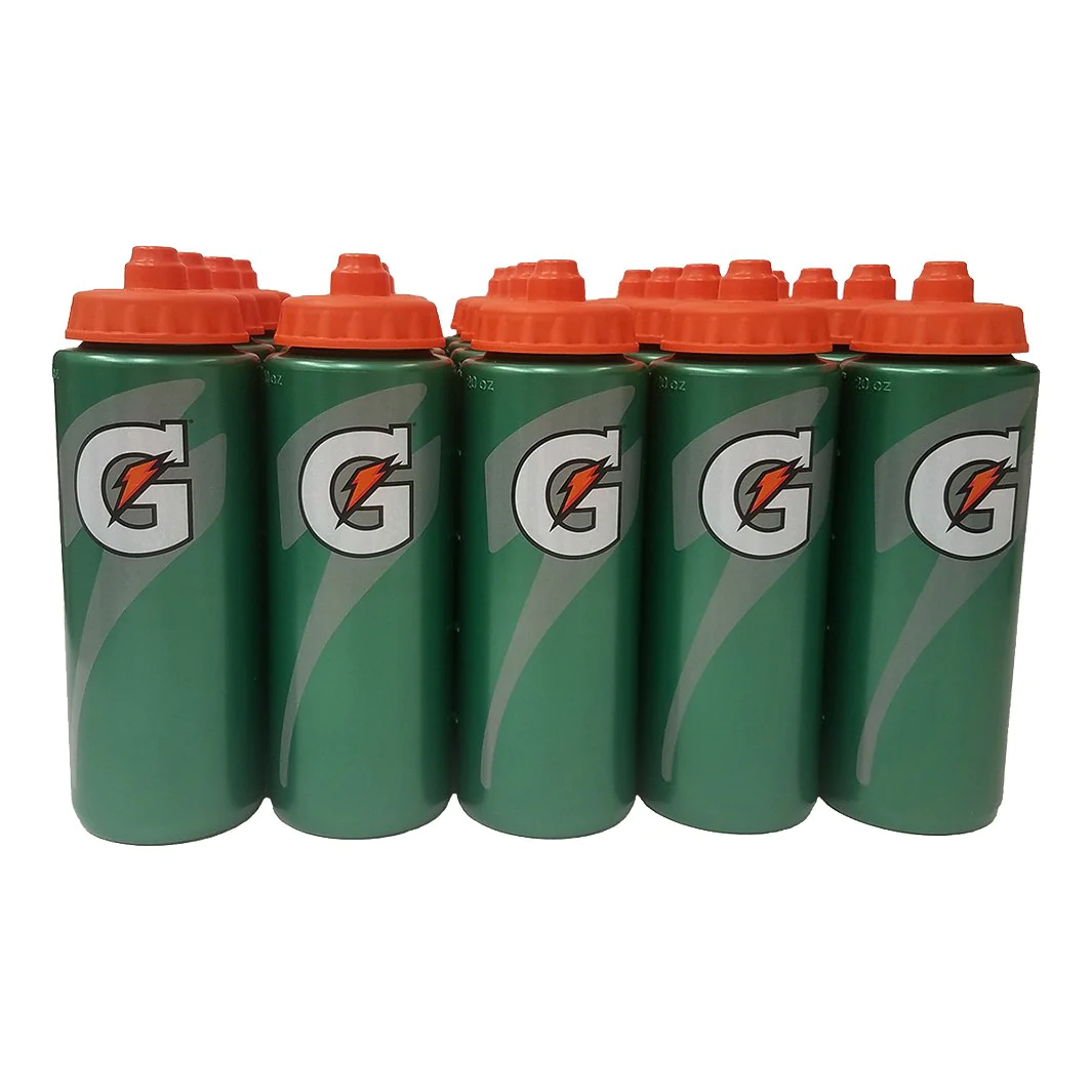 Gatorade Stainless Steel Water Bottles - Case of 6