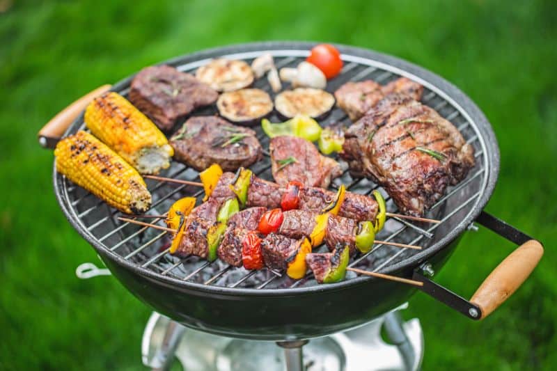 preparing-food-on-charcoal-grill