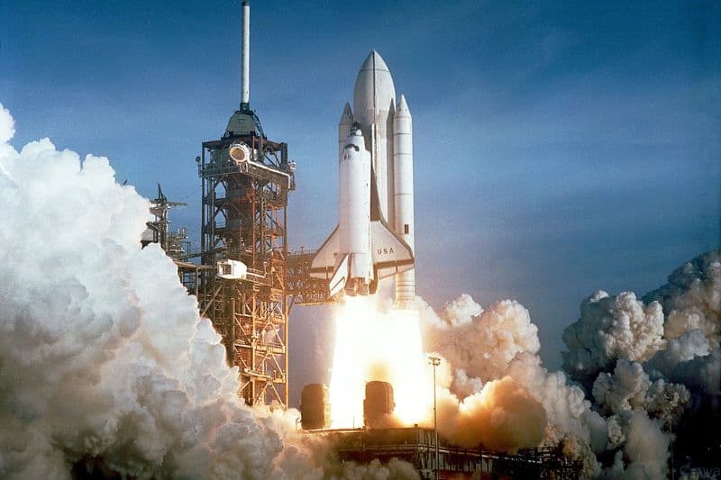 space shuttle launch